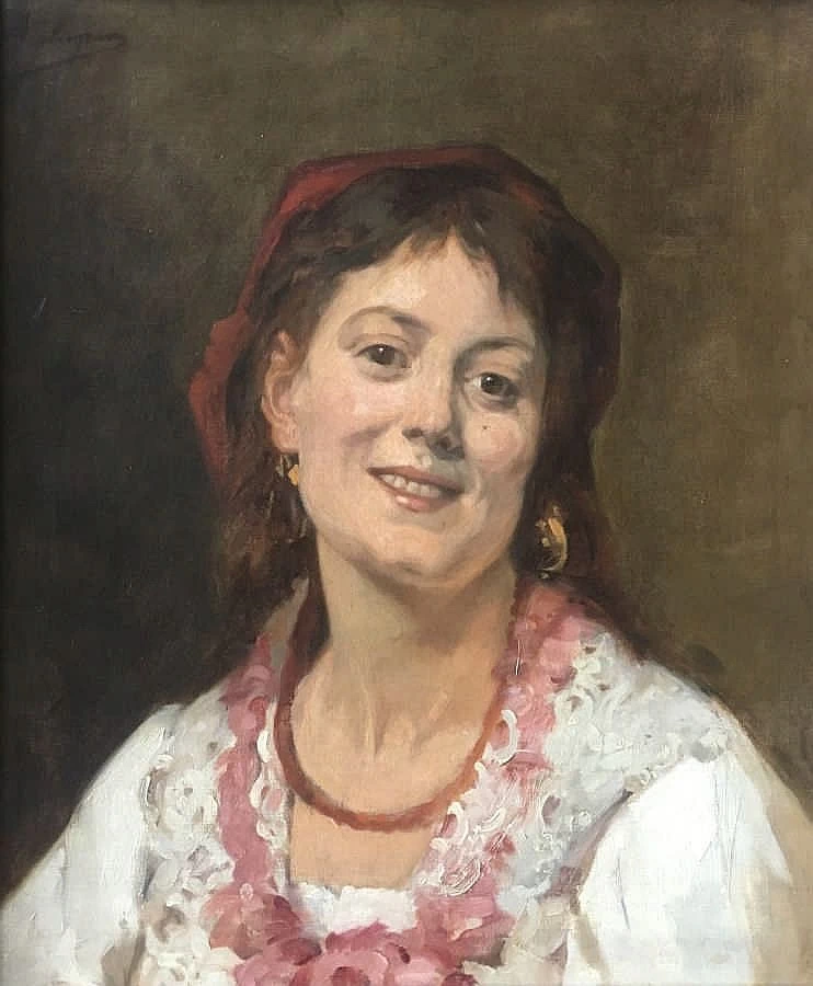 André Cluysenaar - Ritratto di una signora allegra